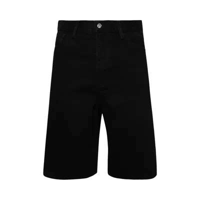 Pre-owned Nahmias Denim Baggy Carpenter Shorts 'black' | Men's Size 38