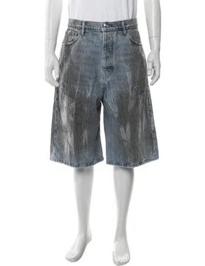Pre-owned Nahmias Denim Shorts W/ Tags In Blue