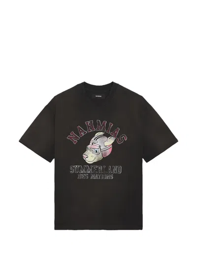 Nahmias Des Nations Boxy T-shirt In Black