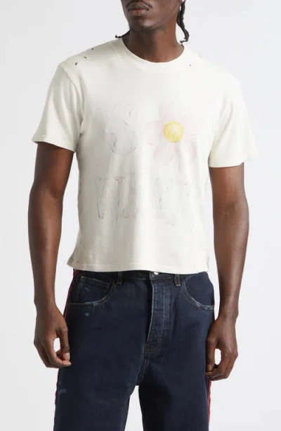 Nahmias Distressed Boxy Heaven Graphic T-shirt In Multi