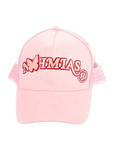 Pre-owned Nahmias Embroidered Trucker Hat In Pink