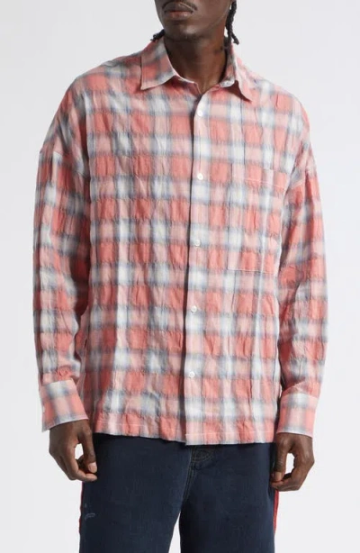 Nahmias Featherweight Plaid Cotton Button-up Shirt In Multi