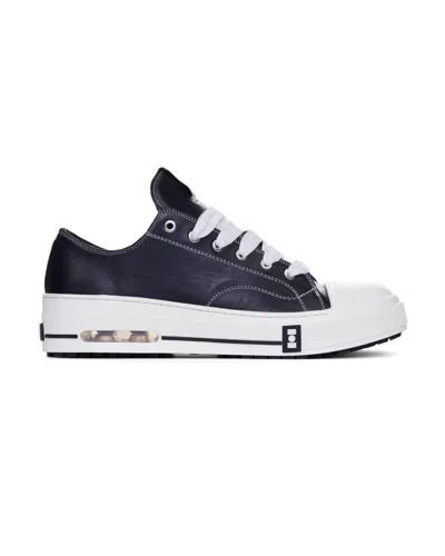 Nahmias Five-o Leather Sneakers In Black