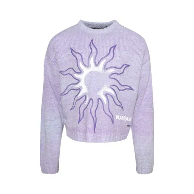 Pre-owned Nahmias Gradient Sun Sweater 'lavender Haze' | Purple | Men's Size Xxl