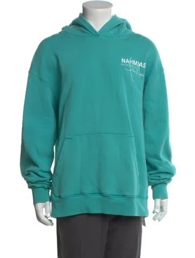 Pre-owned Nahmias Graphic Print Crew Neck Hoodie In Multi