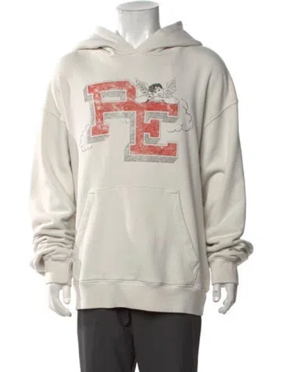 Pre-owned Nahmias Graphic Print Crew Neck Hoodie W/ Tags In Neutrals
