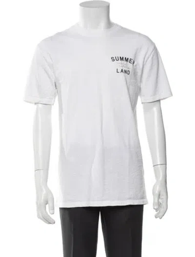 Pre-owned Nahmias Graphic Print Crew Neck T-shirt In Multi