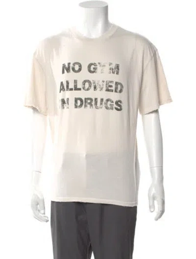 Pre-owned Nahmias Graphic Print Crew Neck T-shirt W/ Tags