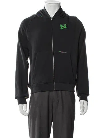 Pre-owned Nahmias Graphic Print Jacket W/ Tags In Black