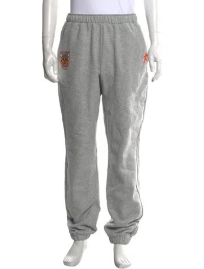 Pre-owned Nahmias Graphic Print Sweatpants In Grey