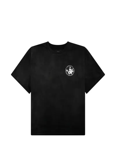 Nahmias Youth Enrichment Program Printed Cotton-jersey T-shirt In Black