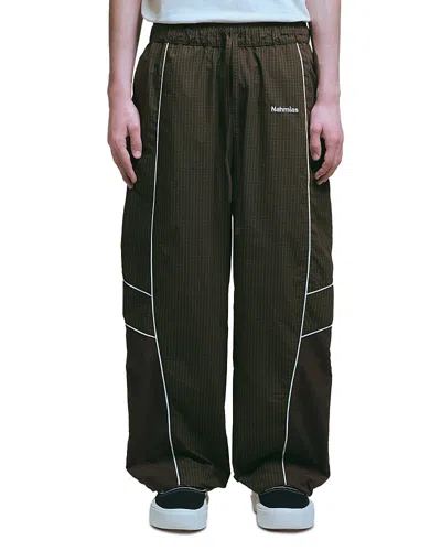 Nahmias Grid Warm Up Pants In Metallic