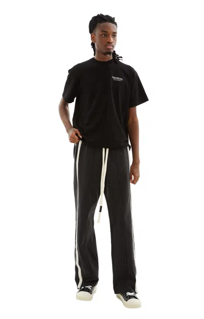 Nahmias Heavy Cotton Track Pant In Black