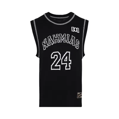 Pre-owned Nahmias Knit 24 Basketball Jersey 'black' | Men's Size M