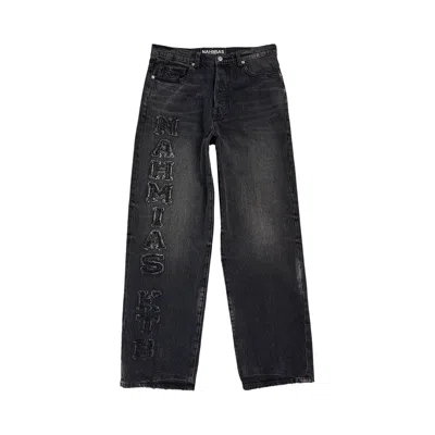 Pre-owned Nahmias Kodak Jeans 'charcoal' | Black | Men's Size 32