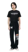 Nahmias X Kodak Black Ktb Cotton Track Pants In Black