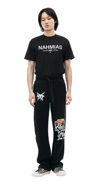 Nahmias X Kodak Black Ktb棉运动裤 In Black