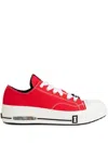 Nahmias Lace-up Platform Sneakers In Red