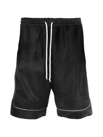 Nahmias Leather Shorts In Black
