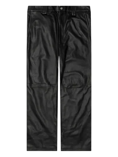 Nahmias Leather Trousers In Black