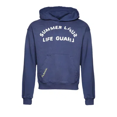 Pre-owned Nahmias Life Guard Hoodie 'worn Navy Fleece' | Blue | Men's Size M