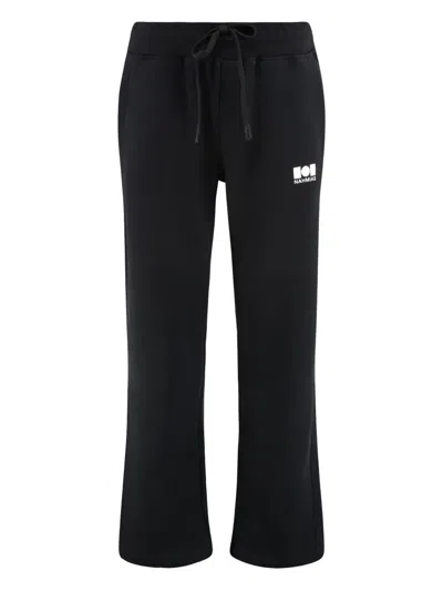 Nahmias Logo-detail Cotton Track Pants In Black