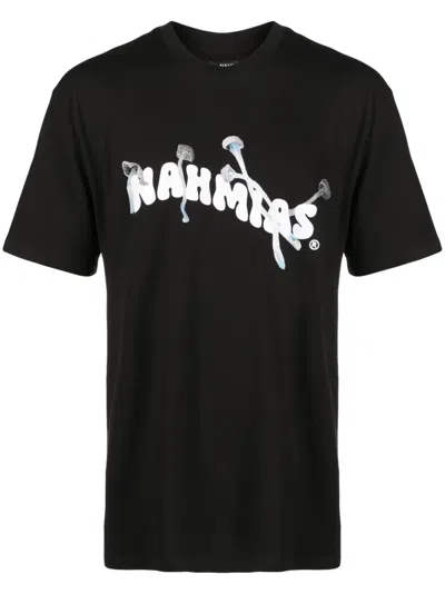 Nahmias Logo-print Cotton T-shirt In Black