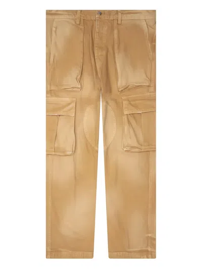 Nahmias Logo Regular Cargo Trousers In Brown