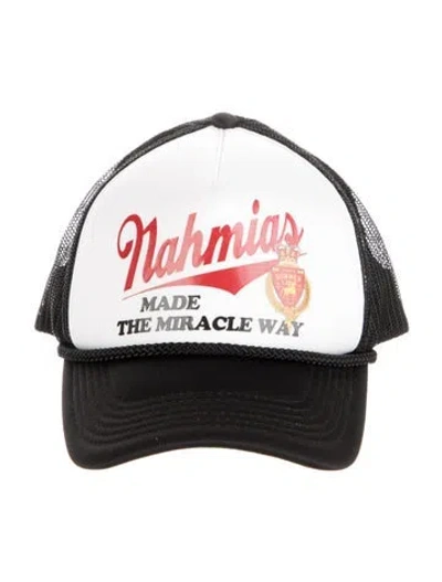 Pre-owned Nahmias Logo Trucker Hat. In Black