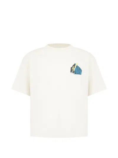Nahmias Logo-print Boxy T-shirt In White