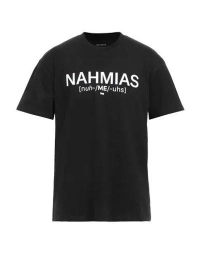 Nahmias Man T-shirt Black Size Xl Cotton