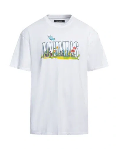 Nahmias Garden Logo-print Cotton T-shirt In White