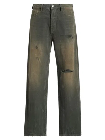 Nahmias Men's Baggy Denim Jeans In Blue