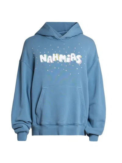 Nahmias Flower Trip Hoodie In Blue