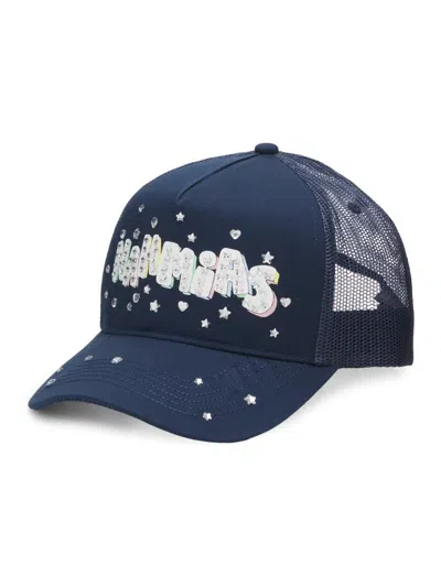 Nahmias Men's Flower Trip Trucker Hat In Blue