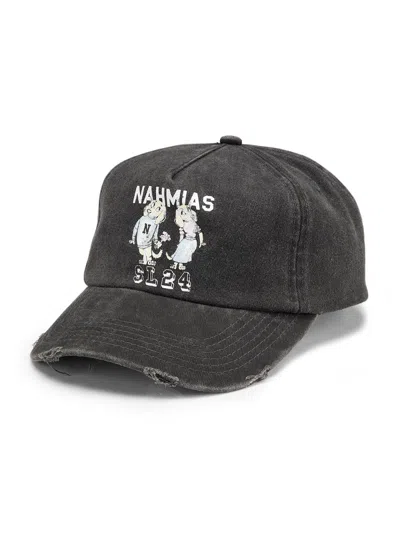 Nahmias Men's Mascot Dad Cotton Baseball Cap In Black