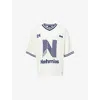 Nahmias Mens Ivory Knitwear Football Semi-sheer Knitted Top Xl In White