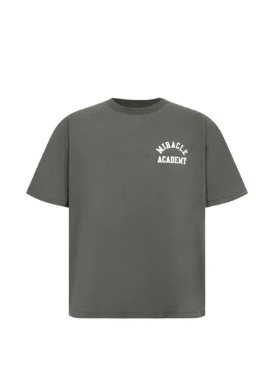 Nahmias Miracle Academy Boxy Cotton T-shirt In Gray