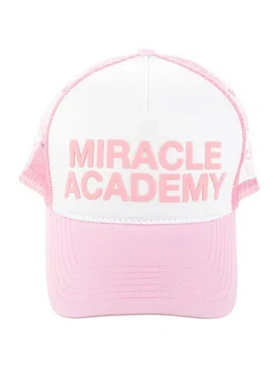 Pre-owned Nahmias Miracle Academy Two Tone Trucker In Pink