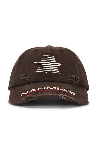 Nahmias Miracle Sportswear 6 Panel Hat In Brown