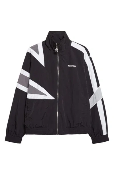 Nahmias Mvp Star-patch Bomber Jacket In Black