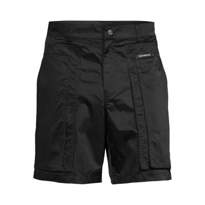 Pre-owned Nahmias Nylon Cargo Shorts 'black' | Men's Size 34