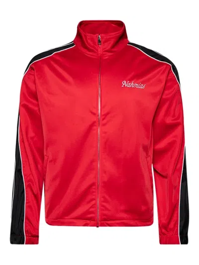 Nahmias Panelled Zip-up Track Jacket In Red