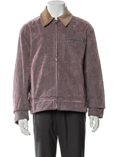 Pre-owned Nahmias Patterned Jacket W/ Tags In Purple