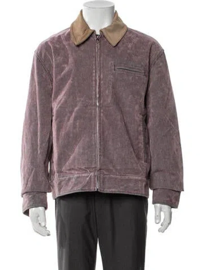 Pre-owned Nahmias Patterned Jacket W/ Tags In Purple