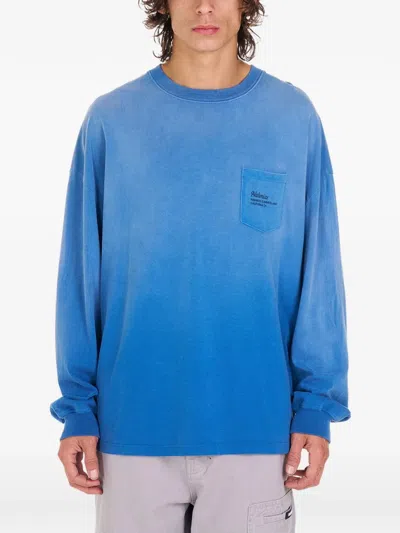 Nahmias Pocket Long-sleeve Sweatshirt In Blue