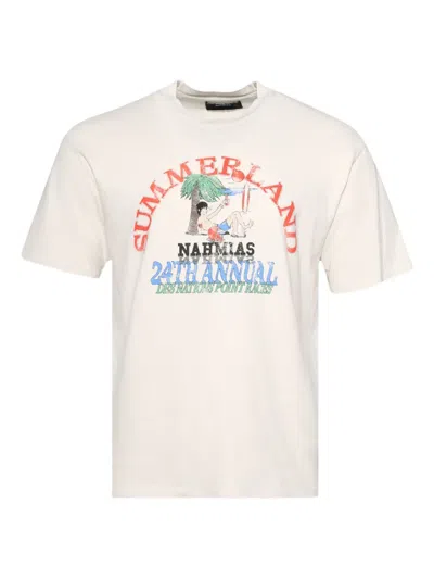 Nahmias Point Dune Races T-shirt In White