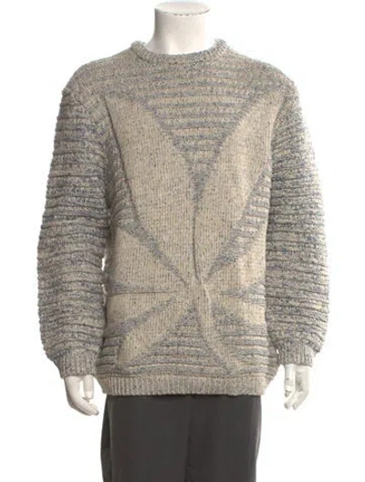 Pre-owned Nahmias Printed Crew Neck Pullover W/ Tags In Neutral