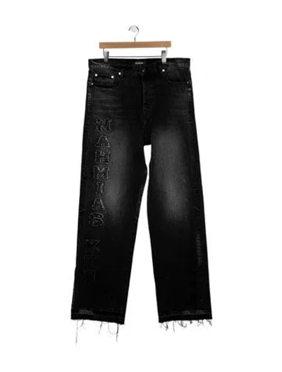 Pre-owned Nahmias Relaxed Fit Jeans In Black