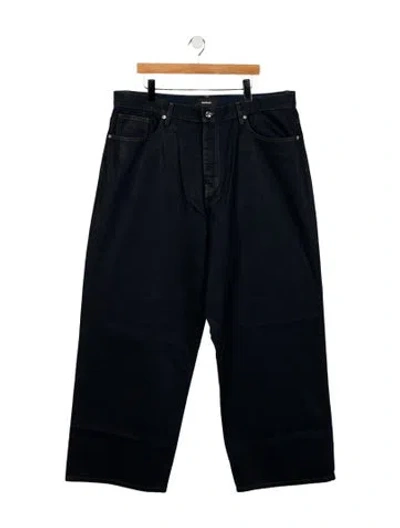 Pre-owned Nahmias Relaxed Fit Jeans W/ Tags In Black